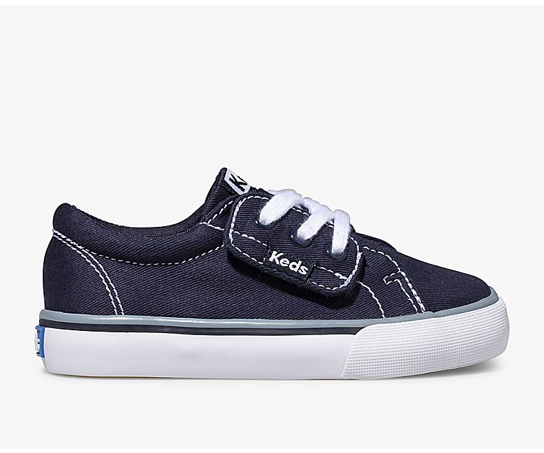 Keds Kids Navy Casuals Shoes - Keds Jump Kick Jr Canvas 735MRZCBL